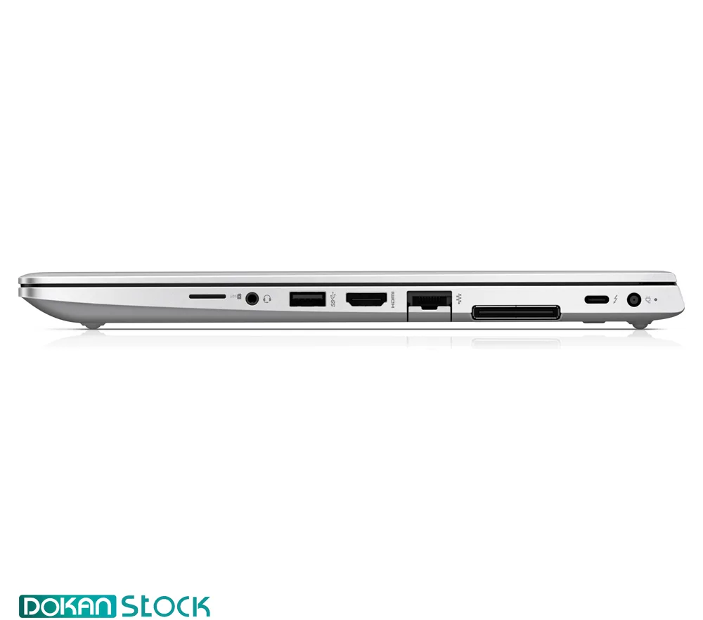 عکس لپ تاپ استوک Hp EliteBook 745 G5 از نوع پورت های سمت راست