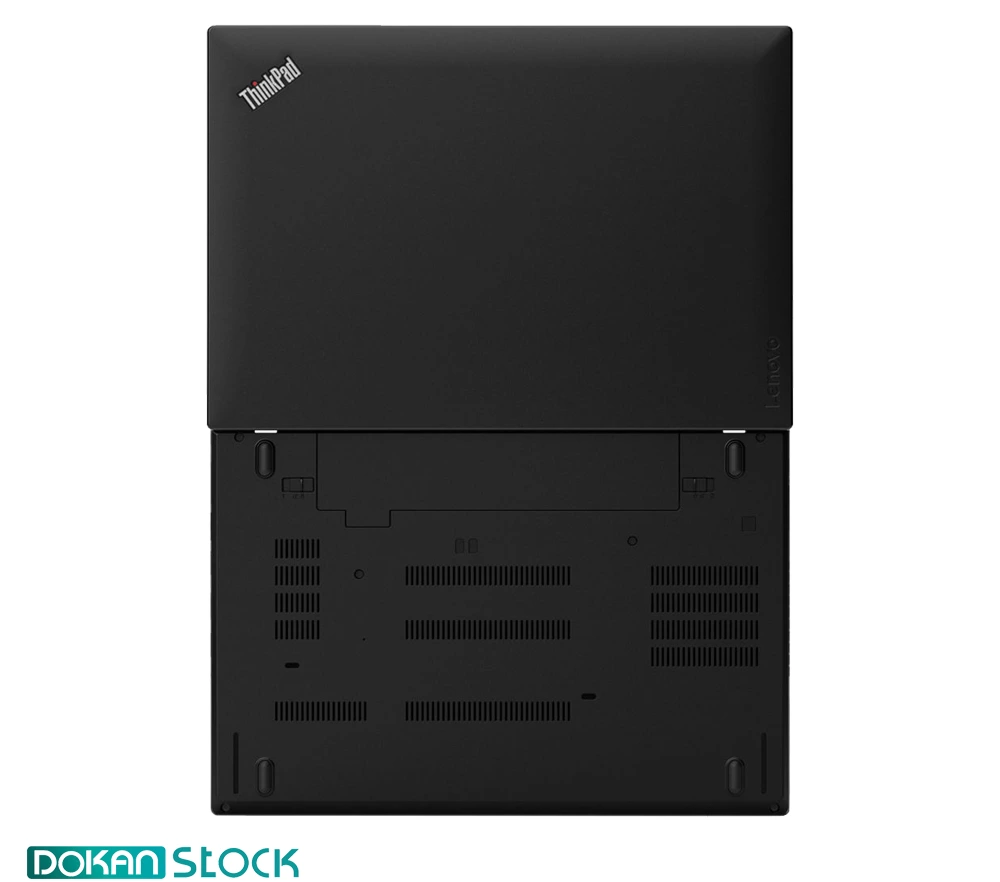 لپ تاپ استوک Lenovo ThinkPad T480 از زاویه 180 درجه پشت