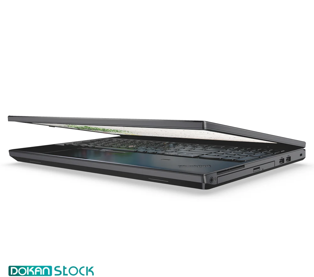 لپ تاپ استوک Lenovo ThinkPad L570 از نمای نیمه بسته
