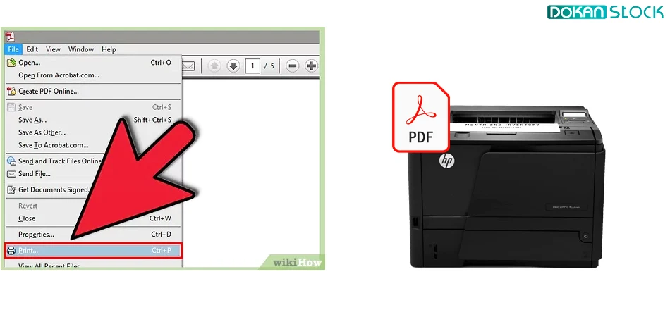 پرینت گرفتن از PDF